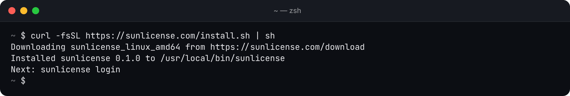 Installing with the install script